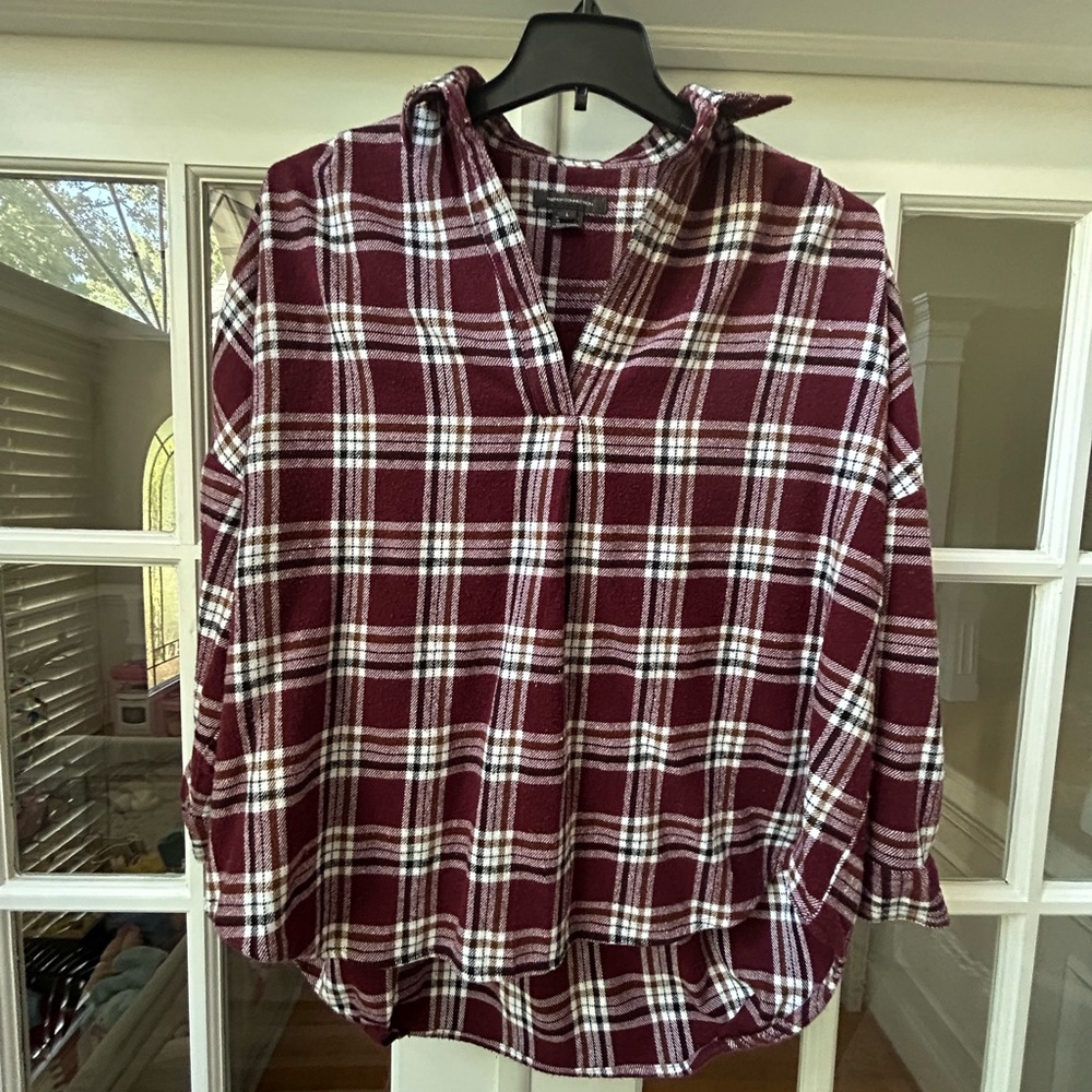 Flannel oversized shirt